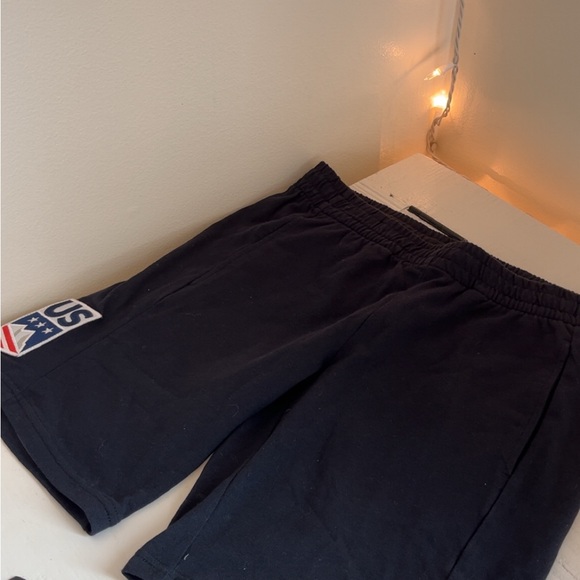 Kappa Navy Sweatshorts with Logos - Picture 2 of 3